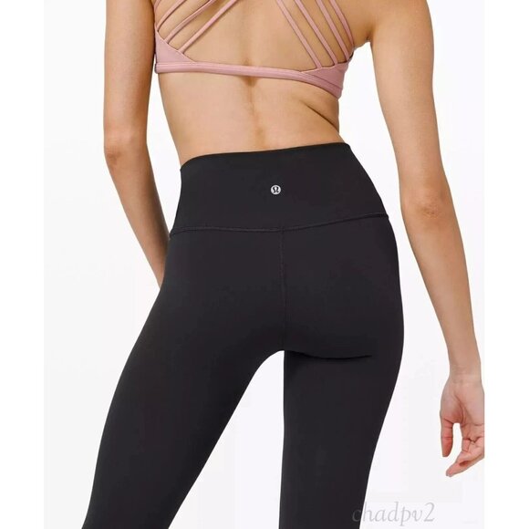 NewLulemon Align Leggings Black High Rise 25 Sports Yoga Pant Size 2/4/6/8/10/12 - Picture 3 of 8